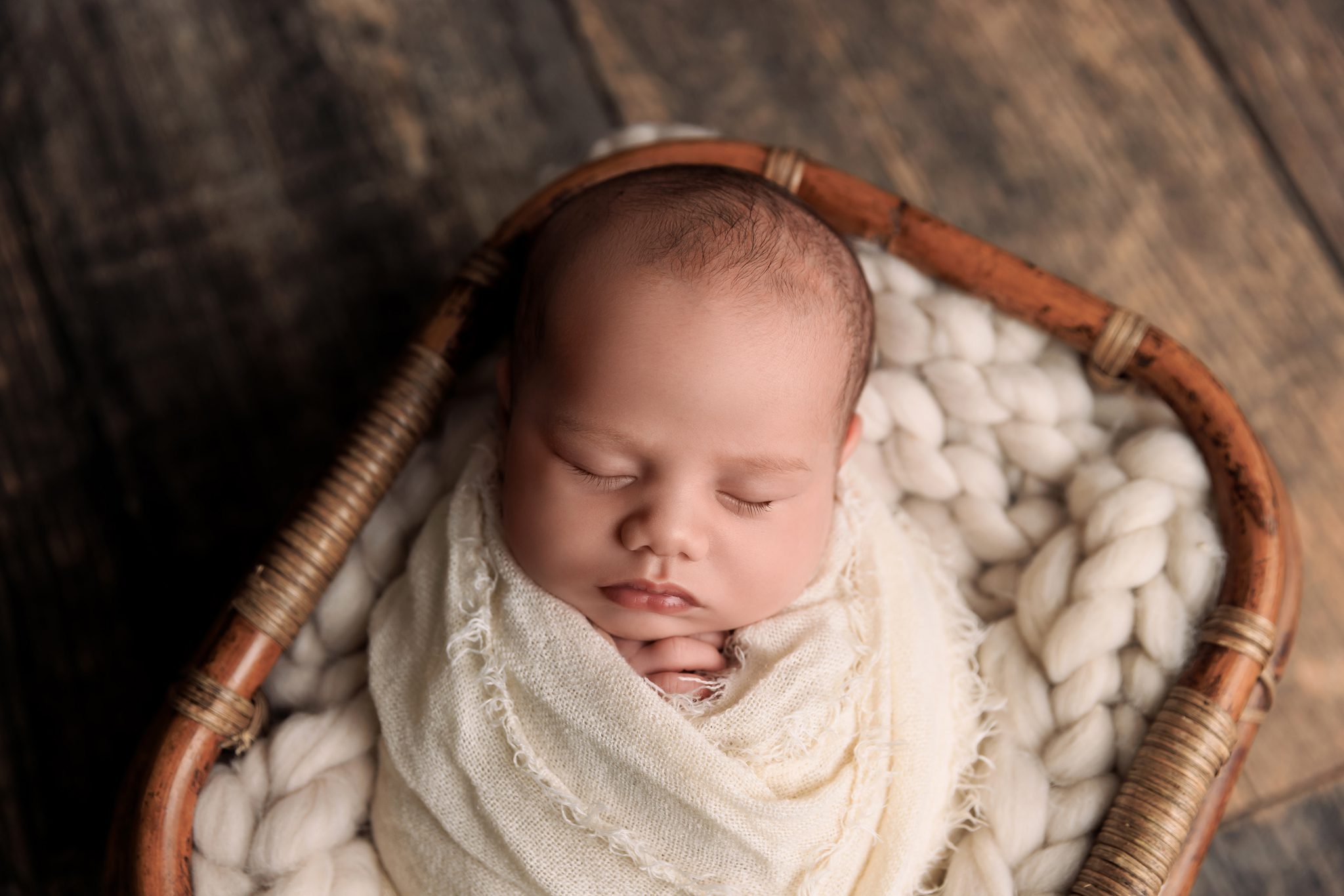 Newborn photographer Romsey — Aurora Joy Photography luxury studio newborn session Macedon Ranges