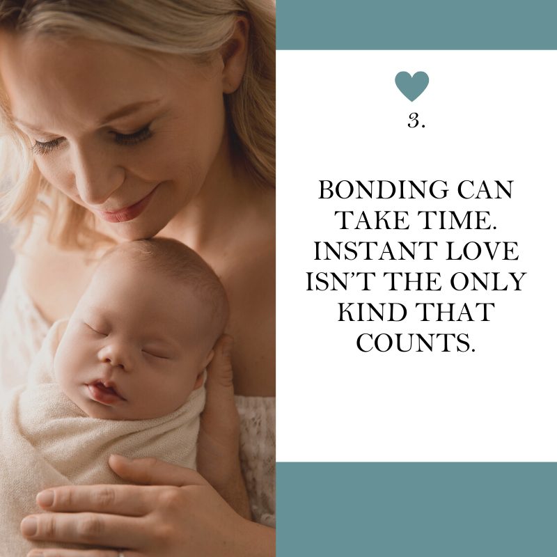 Bonding with my newborn